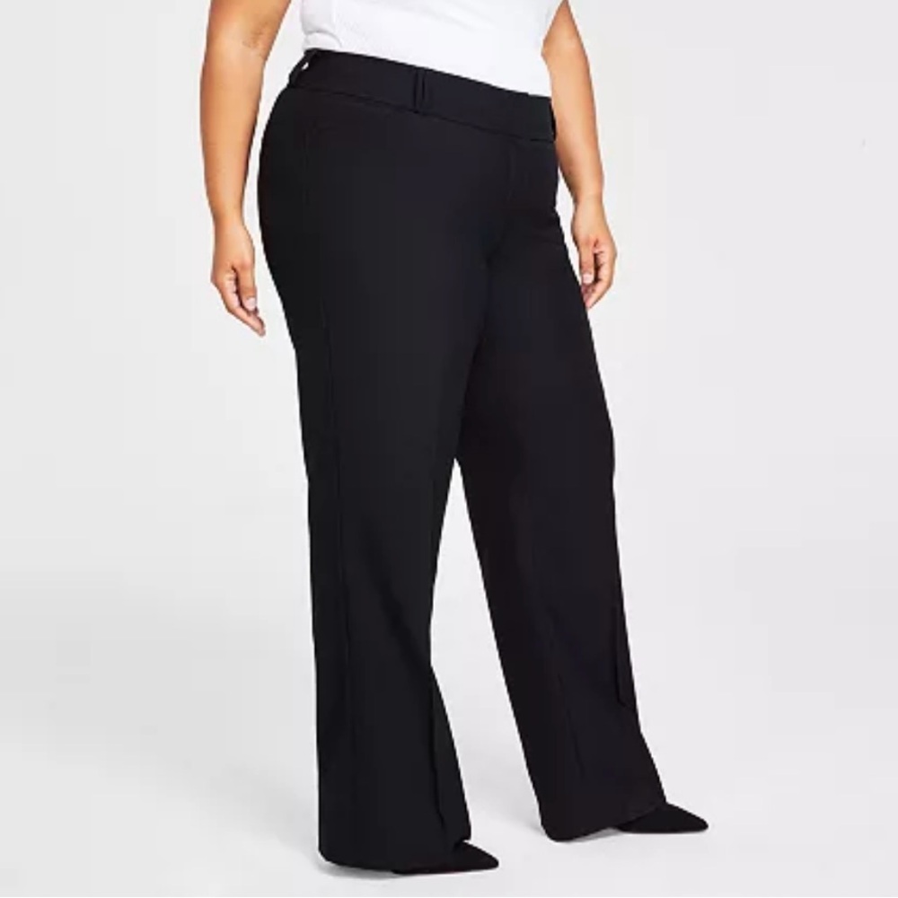 INC International Concepts Comfort Waistband Straight Mid-Rise Regular Length